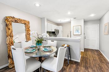 Separate dining room area