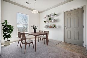 Clarksville apartment for rent - Separate Dining Area with Overhead lighting