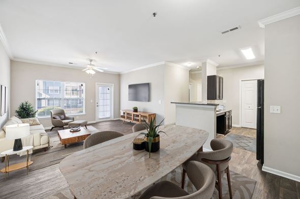 Smyrna apartment for rent - Dining Area with Vinyl Plank Flooring