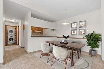 Separate dining room area