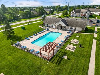 Swimming pool with sundeck