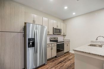 French door refrigerator with ice-maker