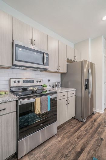 White subway tile backsplash
