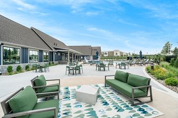 Sundeck with cabanas
