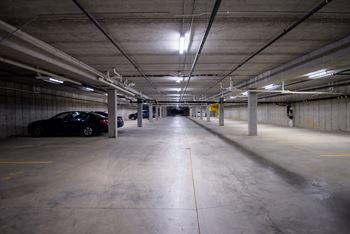 Heated underground parking