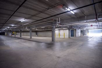 Heated underground parking