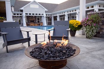Multiple outdoor firepits