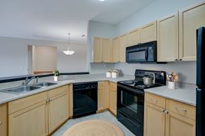 Ofallon apartment for rent - Kitchen with Black Appliances