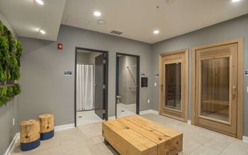 Two saunas