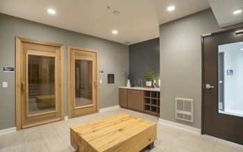 Two saunas
