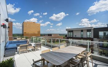 Sky lounge with rooftop deck