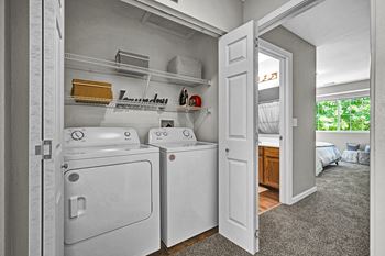 Full-size washer/dryer