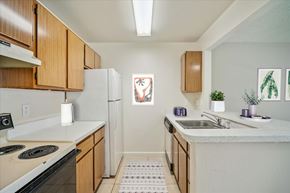 Ocala apartment for rent - Kitchen with Wood Cabinets