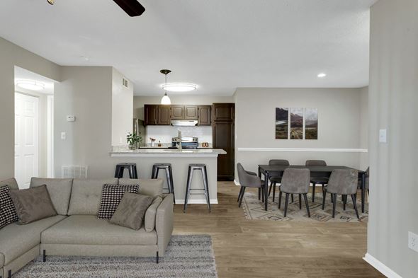 Greenville apartment for rent - Spacious Living Area With Wood-Style Flooring