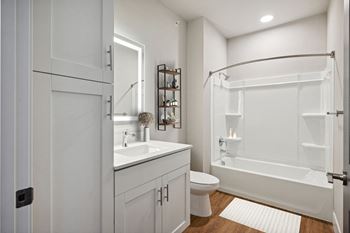 Quartz bathroom vanities