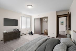 Rochester apartment for rent - Bedroom with Plush Carpeting