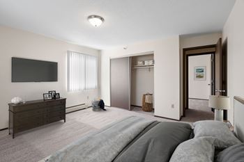 Spacious closets