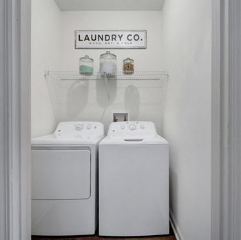 Full-size washer/dryer