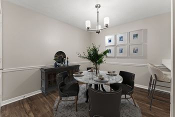 Separate dining area