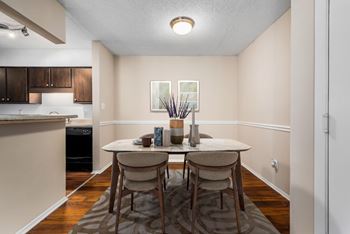 Separate dining room area