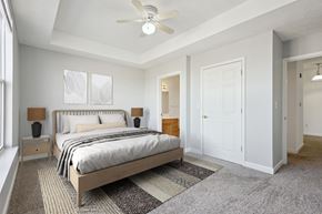 Troy apartment for rent - Bedroom With Ceiling Fan