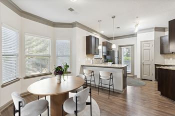 Separate dining room area