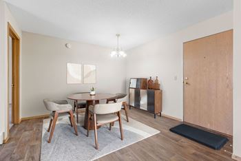 Separate dining room area