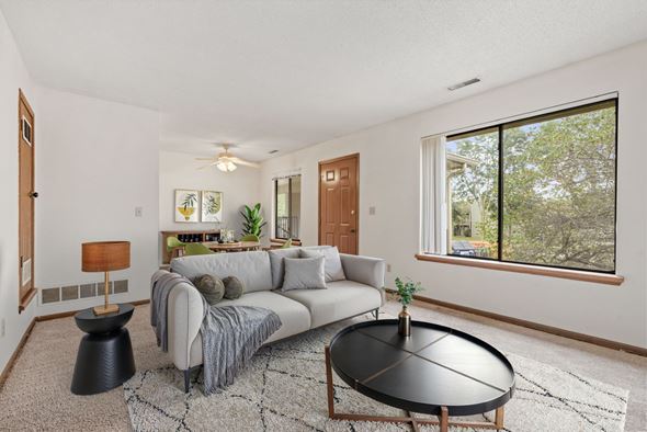 Rochester apartment for rent - Spacious Living Area with Carpet