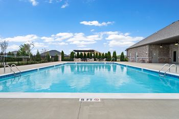 Outdoor saltwater pool