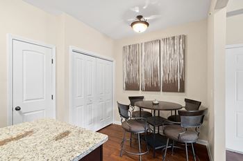 Separate dining room area