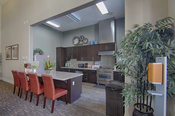 Clubhouse with coffee bar and kitchen