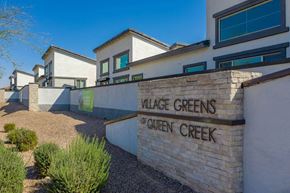 Queen Creek apartment for rent - Landscaped wall along the property with a signat Village Greens of Queen Creek