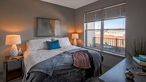 Troy apartment for rent - Model Bedroom at Vicina