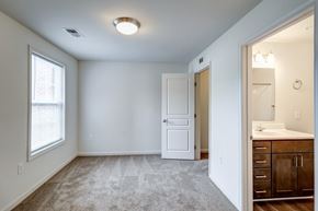 Newport News apartment for rent - A white door is in the middle of a room. at Ada Park Apartments, Virginia, 23601