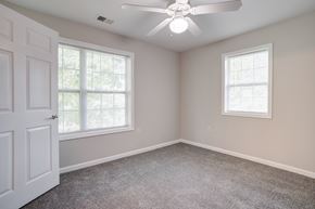 Concord apartment for rent - Unfurnished Room with ceiling fan at Brooke Pointe Apartments, Concord, NC