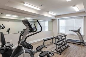Johns Island apartment for rent - Gym with treadmills and other exercise equipment at Oakside Apartments, Johns Island, South Carolina