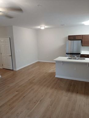 Greenville apartment for rent - Open Space Kitchen and Living Room at The Assembly II in Greenville, SC