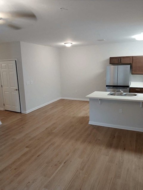 Floor plan for 2 beds, 2 baths