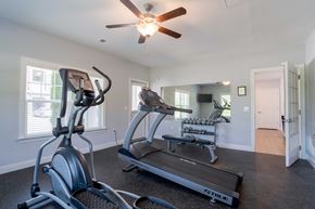 Greenville apartment for rent - Gym with cardio machines and weights at Westridge, South Carolina, 29617