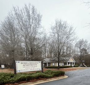 Greenville apartment for rent - Property Sign Board at Berea Heights Villas Apartments, Greenville, SC