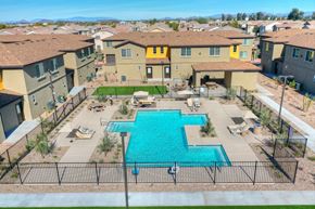 Phoenix townhouse for rent - Aerial View Of The Pool Area at San Vicente Townhomes in Phoenix AZ