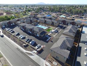 Chandler apartment for rent - Aerial of San Stefano Townhomes