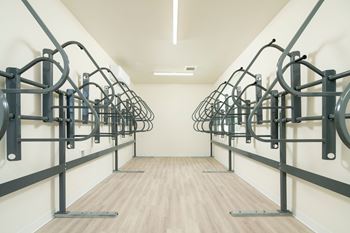 Secured bike storage