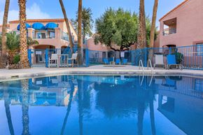 Tucson apartment for rent - Gated Pool at Winterhaven Terrace Apartments in Tucson Arizona