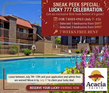 Glendale apartment for rent - Acacia Pointe