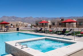 Tucson apartment for rent - Hot Tub at Casitas Catalina Apartments in Tucson