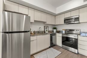 Phoenix apartment for rent - Kitchen Appliances in Two Bedroom and Two Bath at Lucero Apartment Homes in Phoenix Arizona