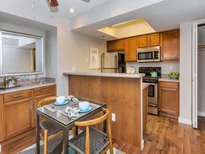 Gilbert apartment for rent - Kitchen and Wet Bar at Olive East Apartments