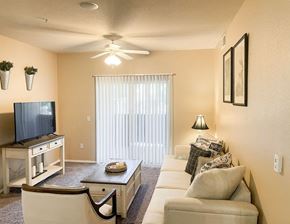 Avondale apartment for rent - A living room with a television, a couch, and a coffee table.