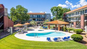 Sierra Vista apartment for rent - Pool Exterior at Sky Island Apartments in Sierra Vista Arizona